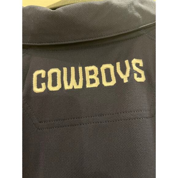 Reebok Dallas Cowboys Blue Polo Men XL NFL Football Tailgate Sunday Game Day - Picture 10 of 14